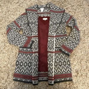 Aspen - Winter open cardigan